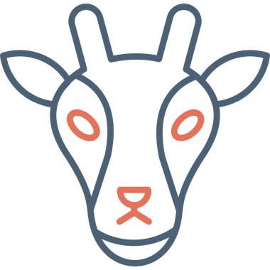 Tavşan. Web simgesi basit illüstrasyon