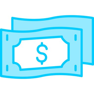 para işareti vektörü düz simge minimumu çizgi pictogram