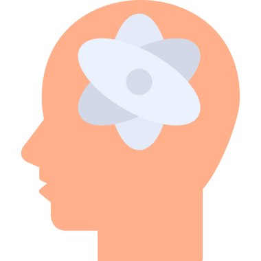 Felsefe modern simge, vektör illüstrasyonu