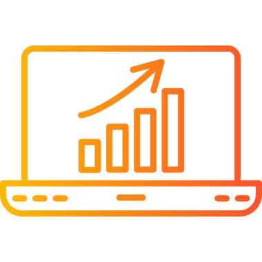 Büyüme simgesi, modern tasarım illüstrasyonu