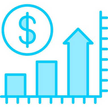 Euro büyümesi. Web simgesi