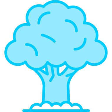 Ağaç. Web simgesi basit illüstrasyon