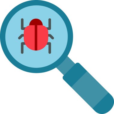 Böcek. Web simgesi basit illüstrasyon