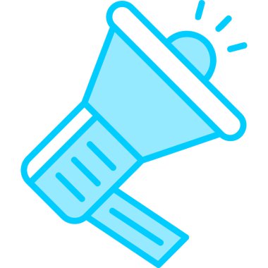 Kişisel ve ticari kullanım için tanıtım illüstrasyon simgesi.