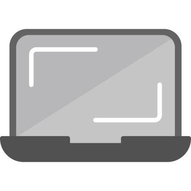 Bilgisayar. Web simgesi basit illüstrasyon