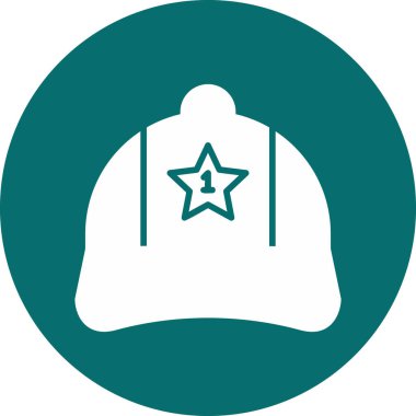 Cap web simgesi basit illüstrasyon