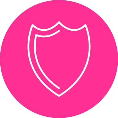 shield icon, simple web illustration