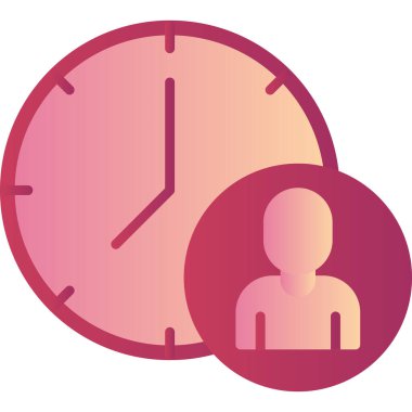 Time Manager icon modern vector illustration