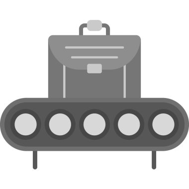 Taşıyıcı. Web simgesi basit illüstrasyon