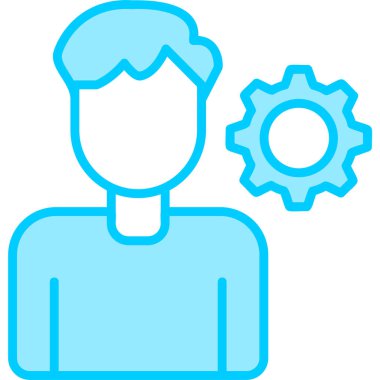 Yetenekler. Web simgesi vektör illüstrasyonu