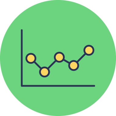 Satır çizelgesi simgesi, modern tasarım illüstrasyonu