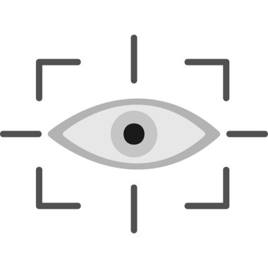 Vision icon modern vector illustration