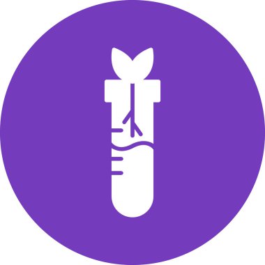 test tübü web simgesi basit tasarım