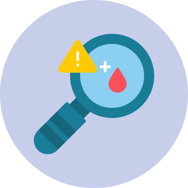 Modern Diyabet ikonunun vektör çizimi