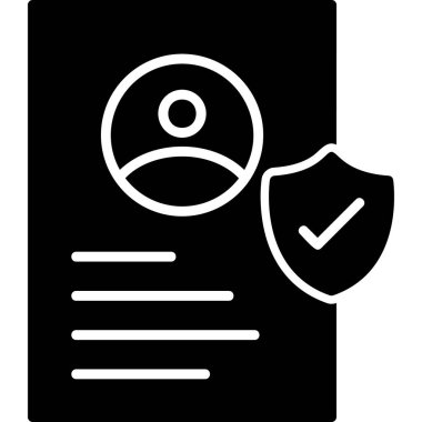 Belge. Web simgesi basit tasarım