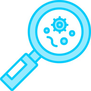 Denetim vektörü düz renk simgesi