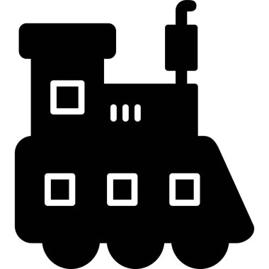 Train toy modern vector icon illustration
