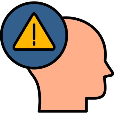 Uyarı işareti. Web simgesi