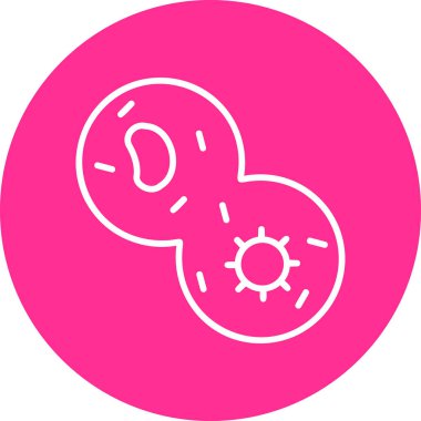 Mitoz web simgesi basit illüstrasyon