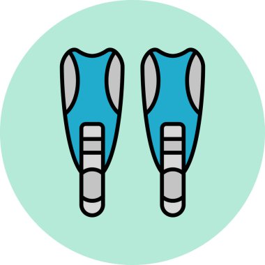 Palet basit simgesi, vektör çizim