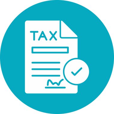 Contract icon, vector illustration simple design