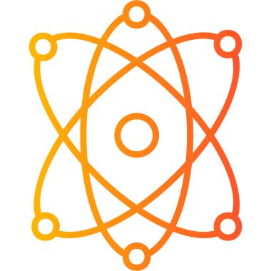 Atom icon modern vector illustration