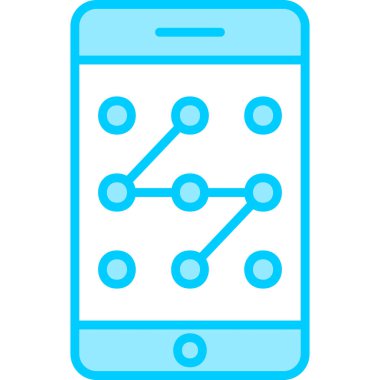 graphic art illustration of Mobile Pattern Lock