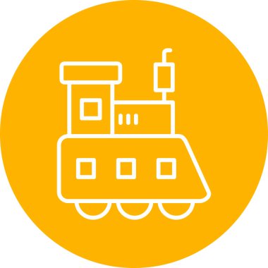 Train toy modern vector icon illustration
