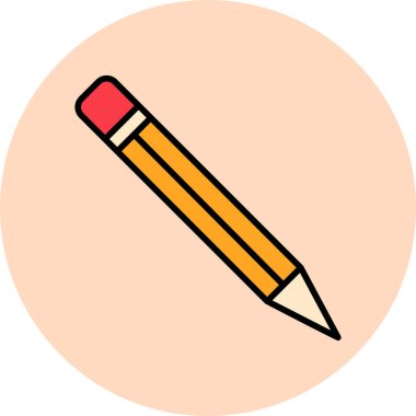 pencil, web icon simple illustration
