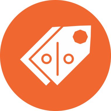 Etiket web simgesi basit illüstrasyon