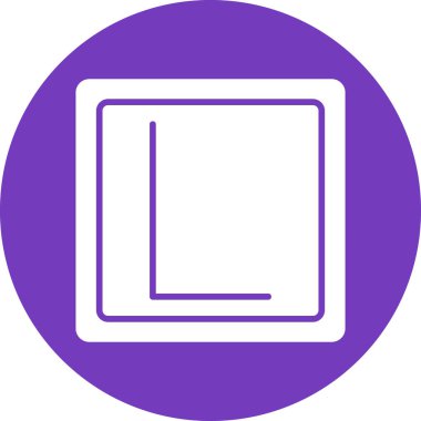 Basit simge, vektör illüstrasyonu öğreniliyor