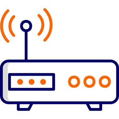 Modem. Web simgesi basit tasarım