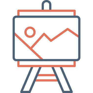 resim ikonu vektör illüstrasyonu