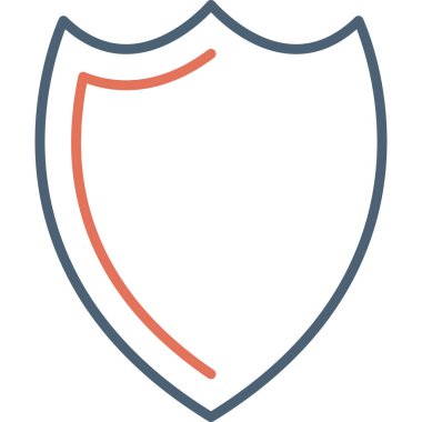 shield icon, simple web illustration