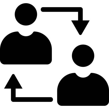 kullanıcı. Web simgesi basit illüstrasyon