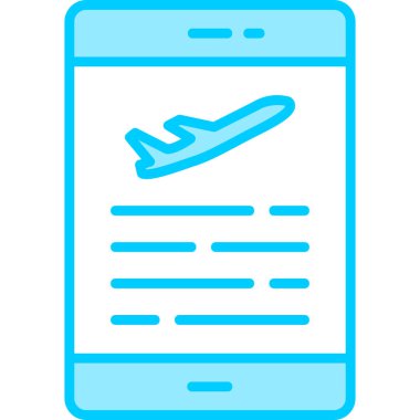 Uçuş. Web simgesi basit illüstrasyon