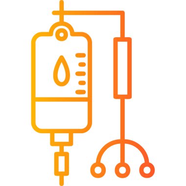 Kan Torbası modern simgesi, vektör illüstrasyonu