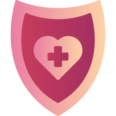 Sağlık hizmetleri web simgesi basit illüstrasyon