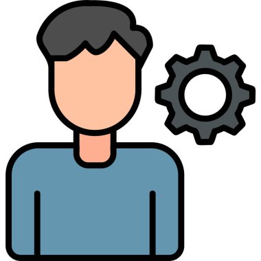 Yetenekler. Web simgesi vektör illüstrasyonu