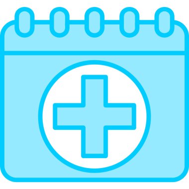 Takvim simgesi, modern tasarım illüstrasyonu