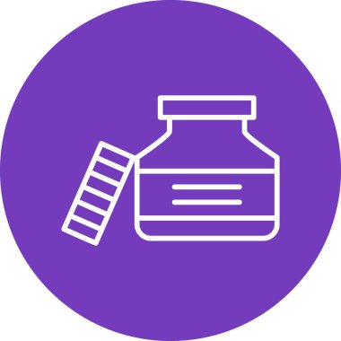 Mürekkep modern simge vektör illüstrasyonu