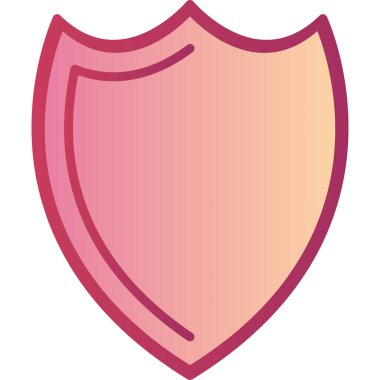 shield icon, simple web illustration