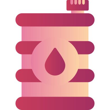 Bir karikatür su şişesinin vektör çizimi