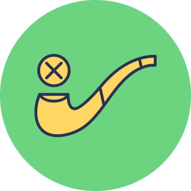 No smoking modern vector icon illustration