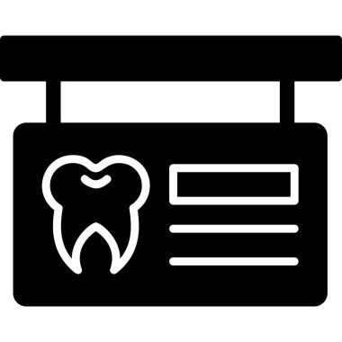 Modern İmza Panosu simgesinin vektör çizimi