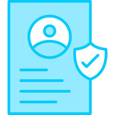 kullanıcı. Web simgesi basit illüstrasyon