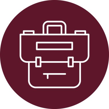 Portföy. Web simgesi basit illüstrasyon