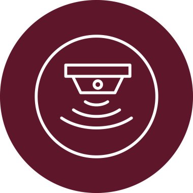 Algılayıcılar web simgesi basit illüstrasyon