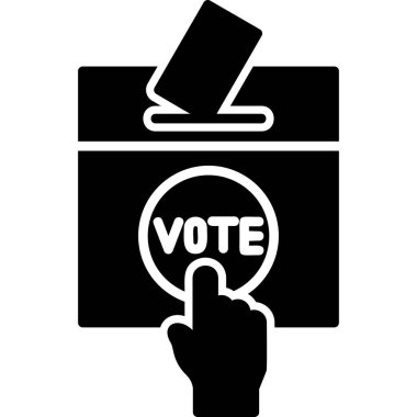 Oylama simgesi vektör illüstrasyonu