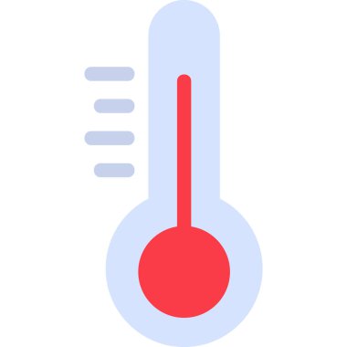 termometre simgesi vektör illüstrasyonu 